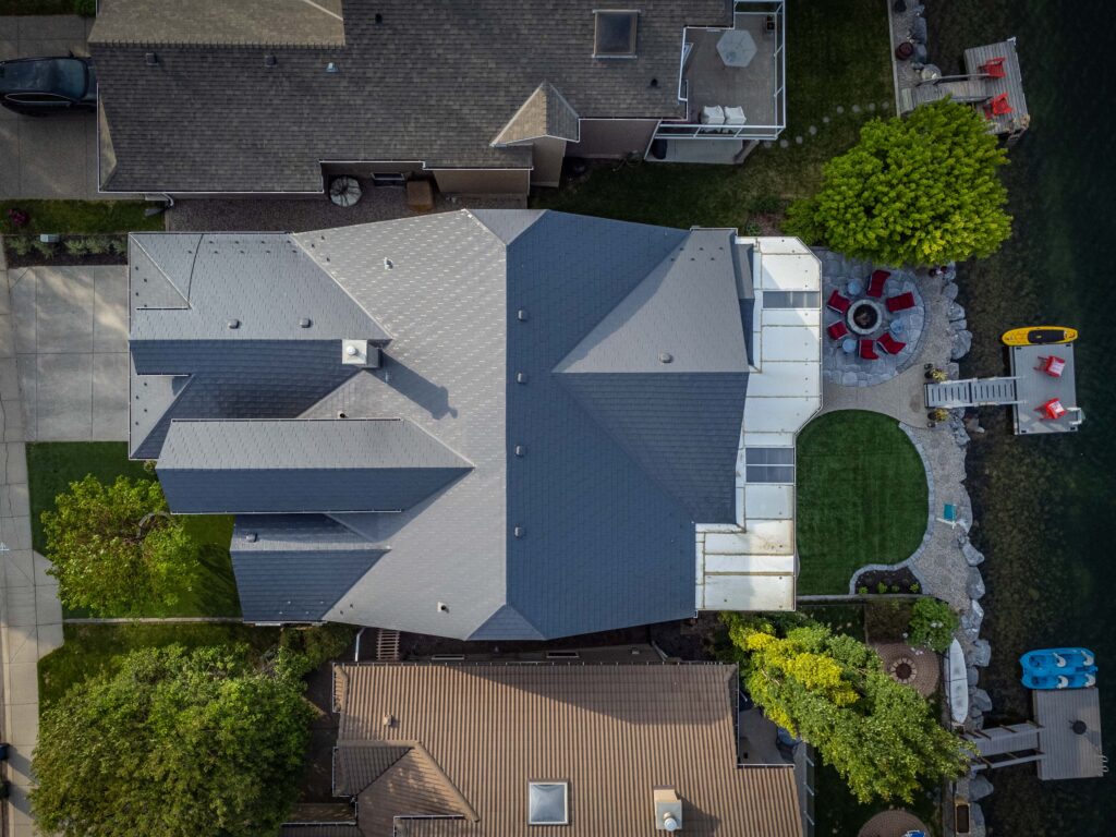 Ariel drone photo for real-estate