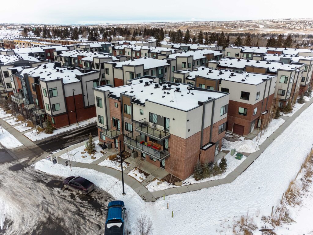 Ariel drone photo for real-estate