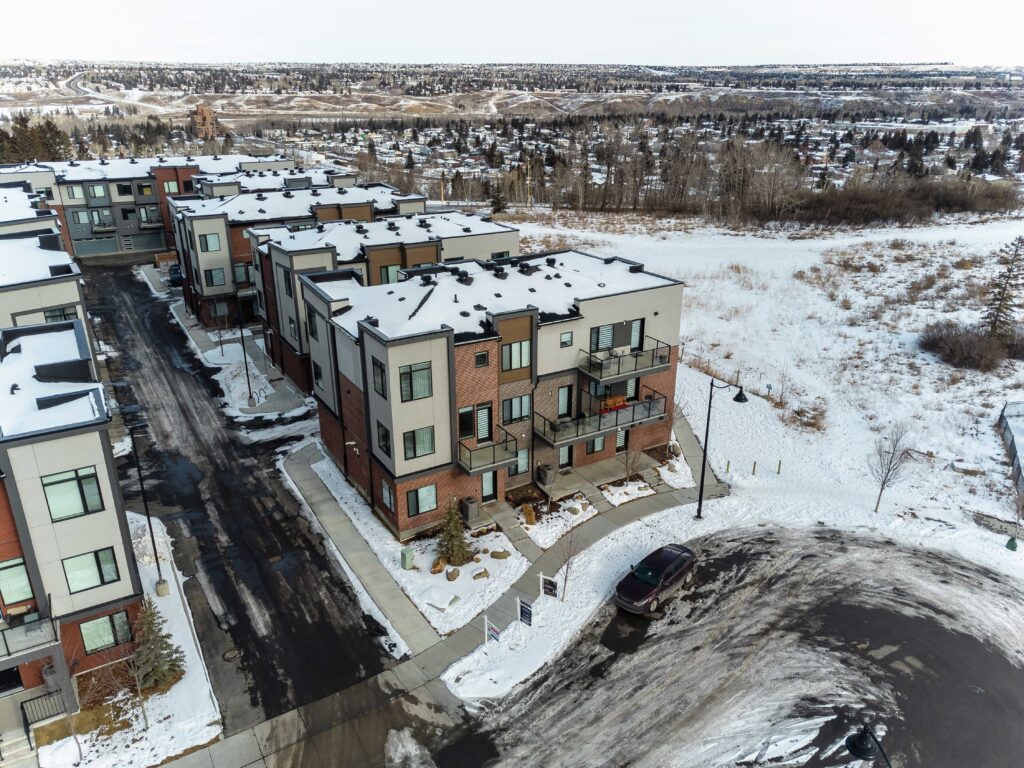 Ariel drone photo for real-estate