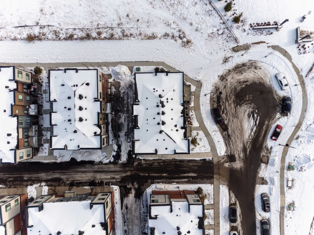 Ariel drone photo for real-estate