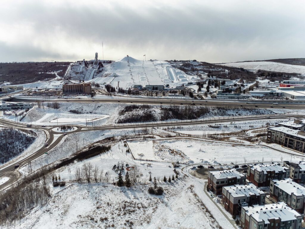 Ariel drone photo for real-estate