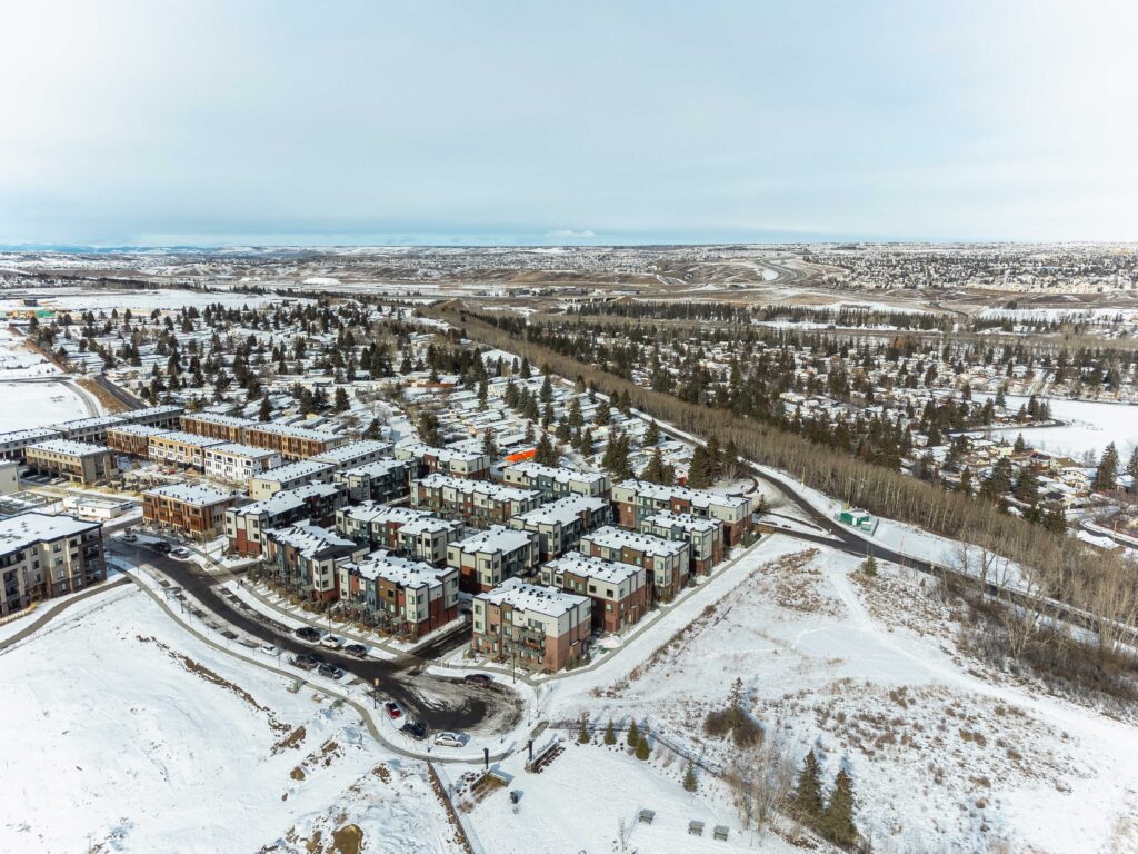 Ariel drone photo for real-estate